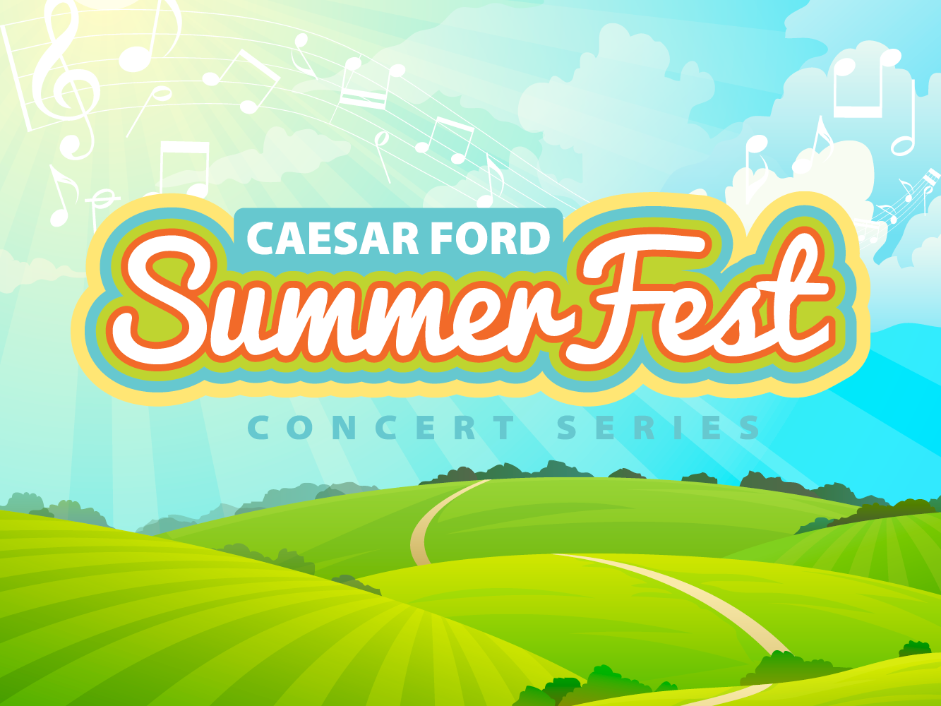 summerfest logo on country background