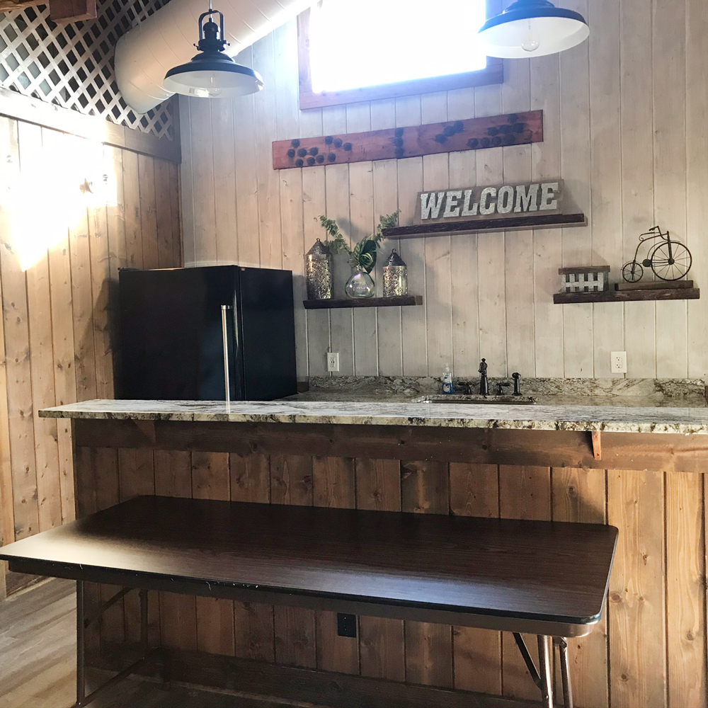Lodge kitchen area