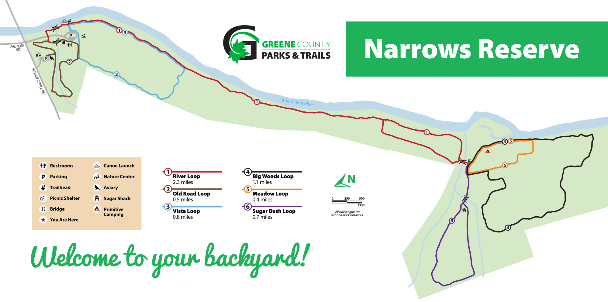 Link to larger map of Narrows Reserve